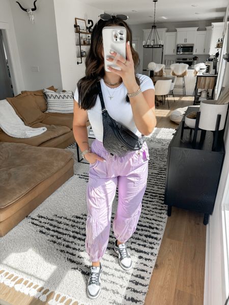Look for Less Purple Pants 💜

FP look, amazon price 👏🏼 these pants are $128 on FP, but I found them on amazon for just under $35! they are extremely lightweight, so they would still be comfortable on those warmer days! 

Tee — small
Pants — xs (if you want a baggier fit you could go with your normal size!)

casual outfit | summer outfit | summer pants | purple pants | designer inspired | Nike dunk low panda | black belt bag | running errands outfit | cropped white tee | everyday outfit | affordable fashion 



#LTKFindsUnder100 #LTKFindsUnder50 #LTKShoeCrush