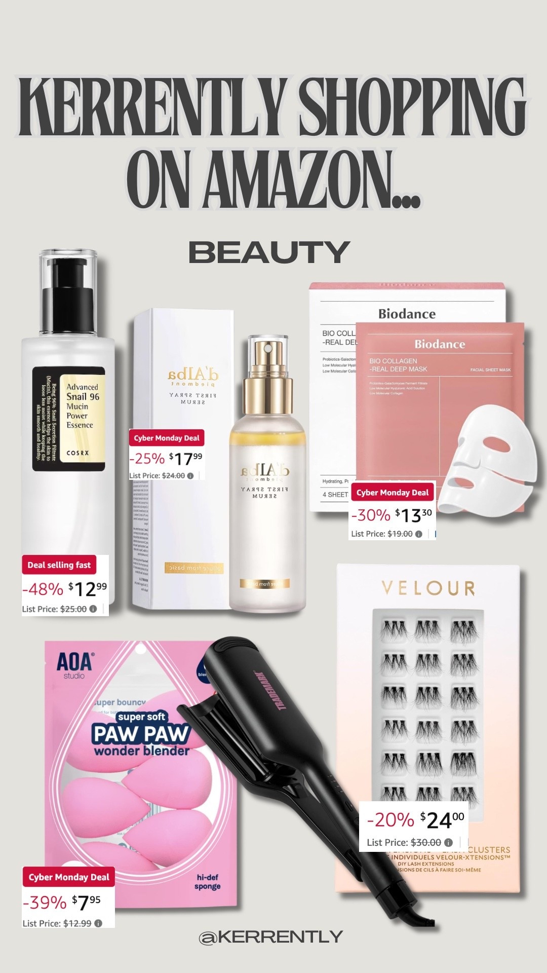 Shop some of my favorite Amazon beauty products on sale right now for BFCM @amazon #founditonamazon #ad #WinterFavorites2025

#LTKSaleAlert #LTKSeasonal #LTKCyberWeek