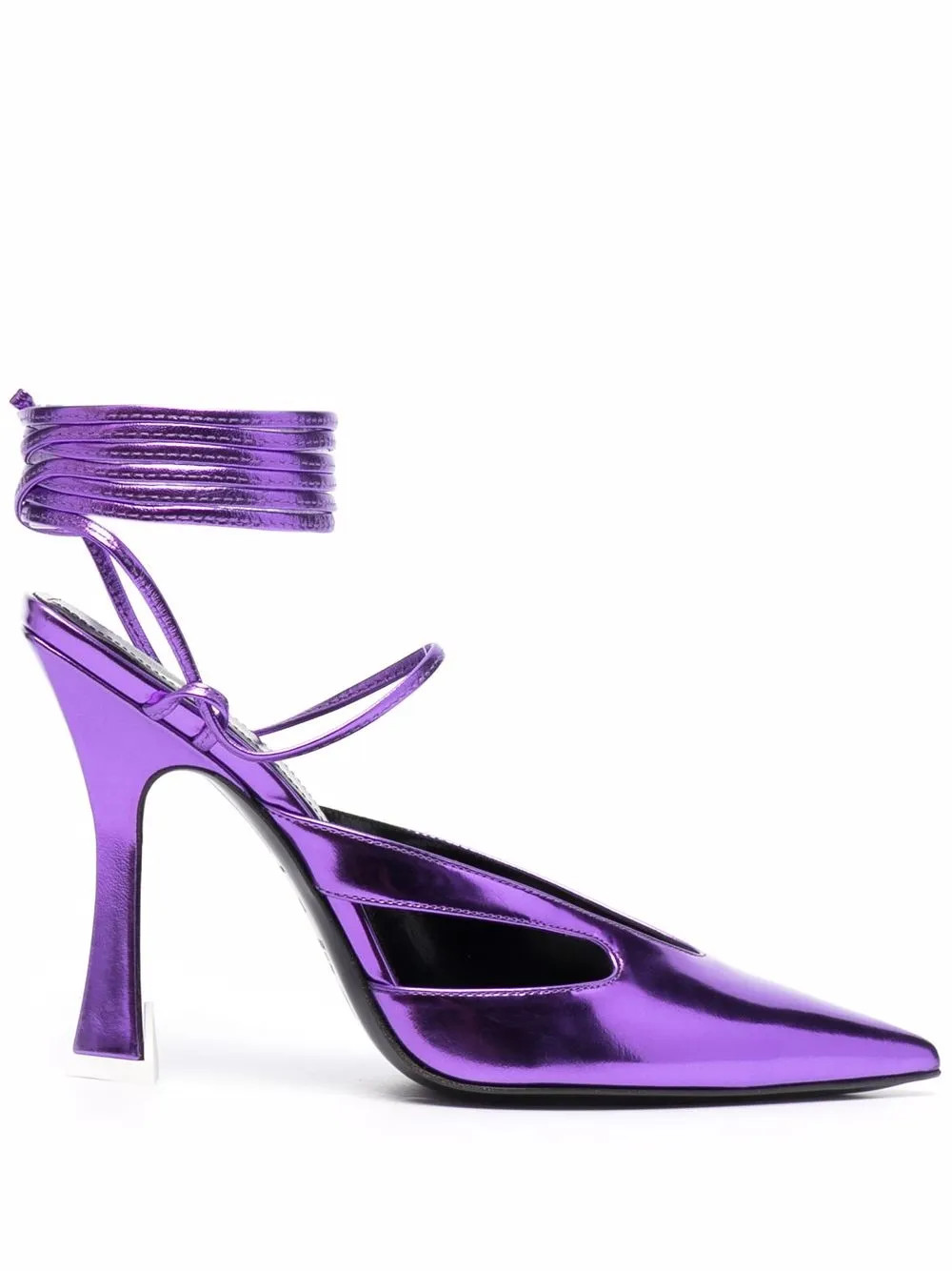 metallic leather pumps | Farfetch (AU)