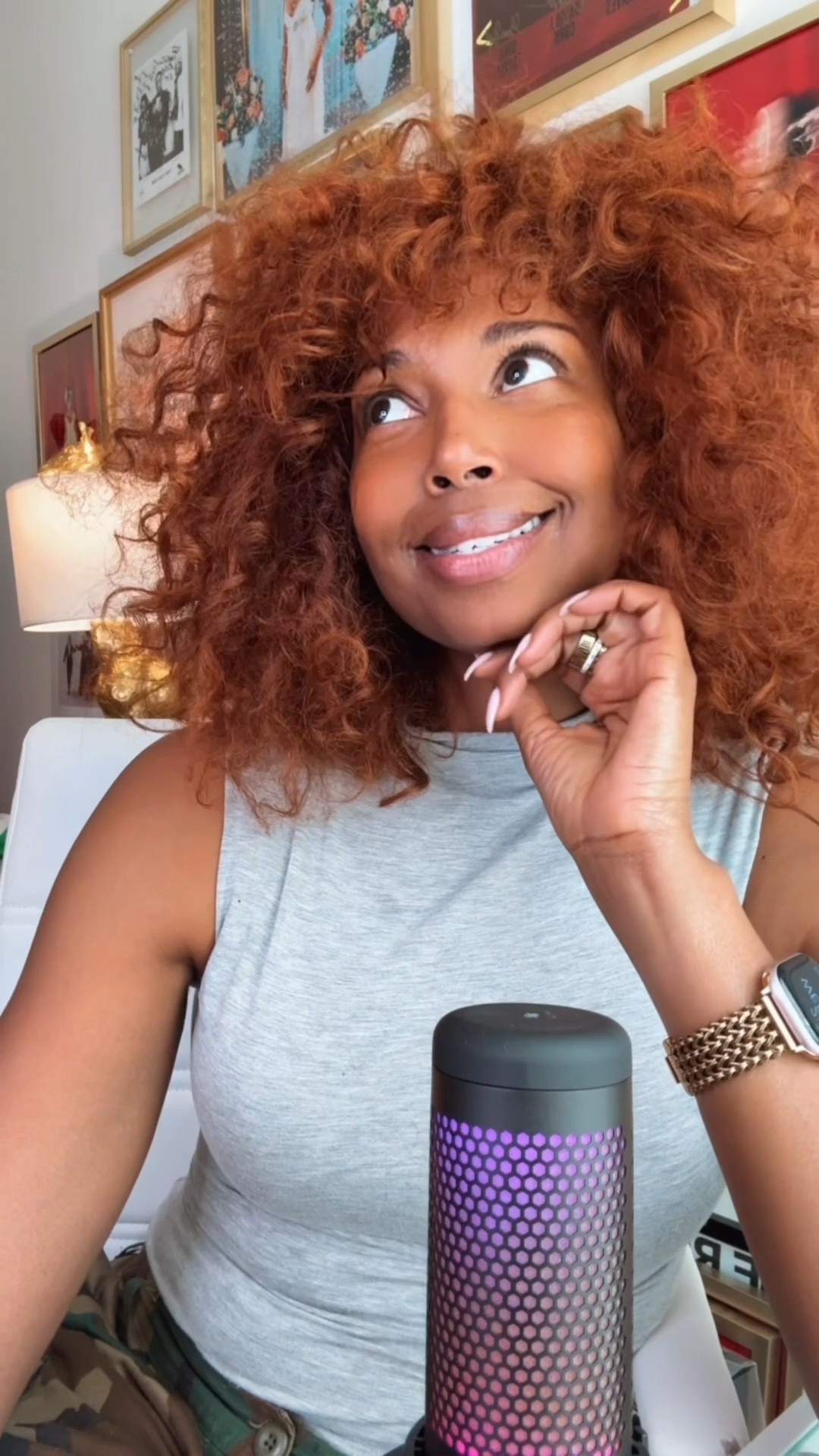 Comfort is my top propane. I’m working from home. I’ve opted to pair a sleeveless turtleneck with my army fatigue cargo pants. Hair is always simple at home with light product. I’m ready for another day at the office 

#turtleneck #armyfatigue #workfromhome

#LTKootd #LTKWorkwear