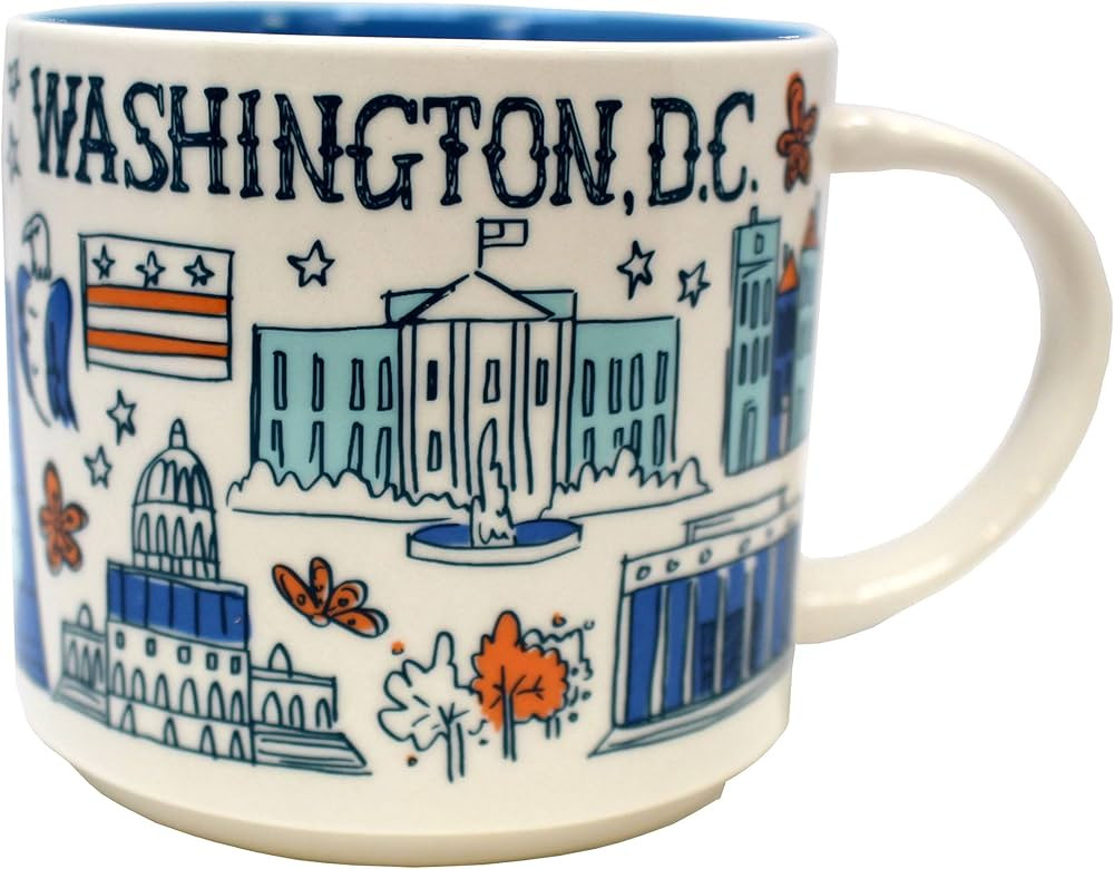 Starbucks Coffee 2018, Been There Series, Washington DC Mug, 14-Ounce with Gift Box | Amazon (US)