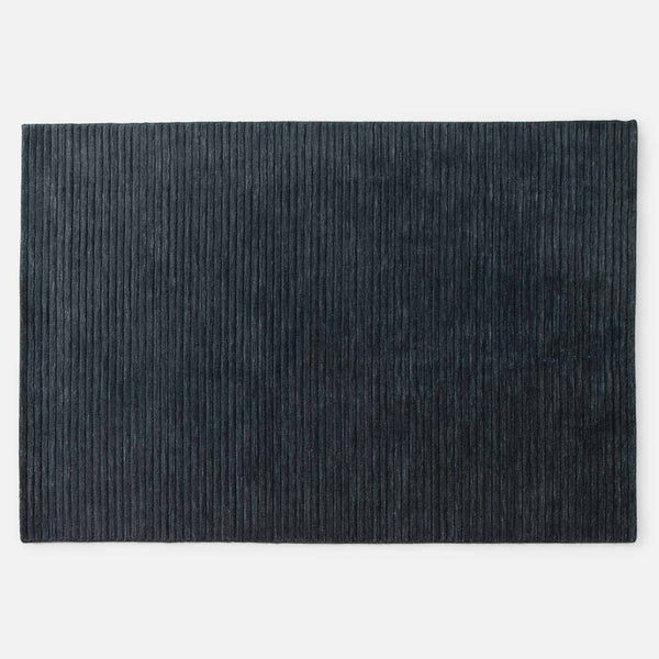 Ribbed Wool Rug - Midnight | Schoolhouse