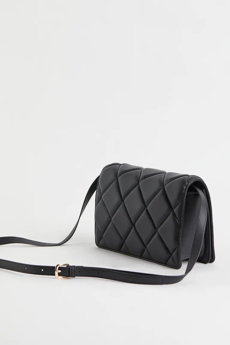 Quilted Shoulder Bag - Black - Ladies | H&M US | H&M (US + CA)