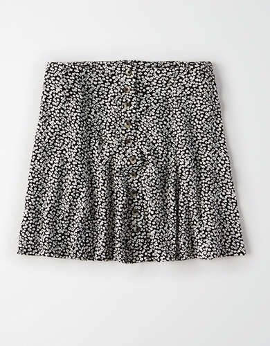 AE Button Down Mini Skirt | American Eagle Outfitters (US & CA)