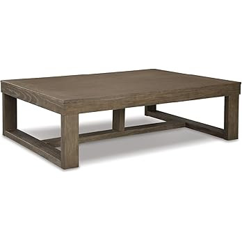 Signature Design by Ashley Cariton Contemporary Rectangular Cocktail Table, Brown | Amazon (US)
