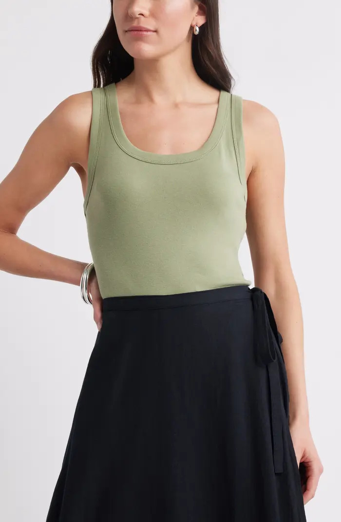 Caslon® Cotton Tank | Nordstrom | Nordstrom