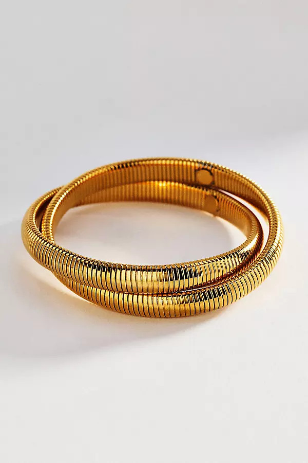 Textured Metal Bracelet | Anthropologie (US)