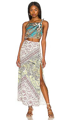 Free People x REVOLVE Ingrid Midi Dress in Daylight Combo from Revolve.com | Revolve Clothing (Global)