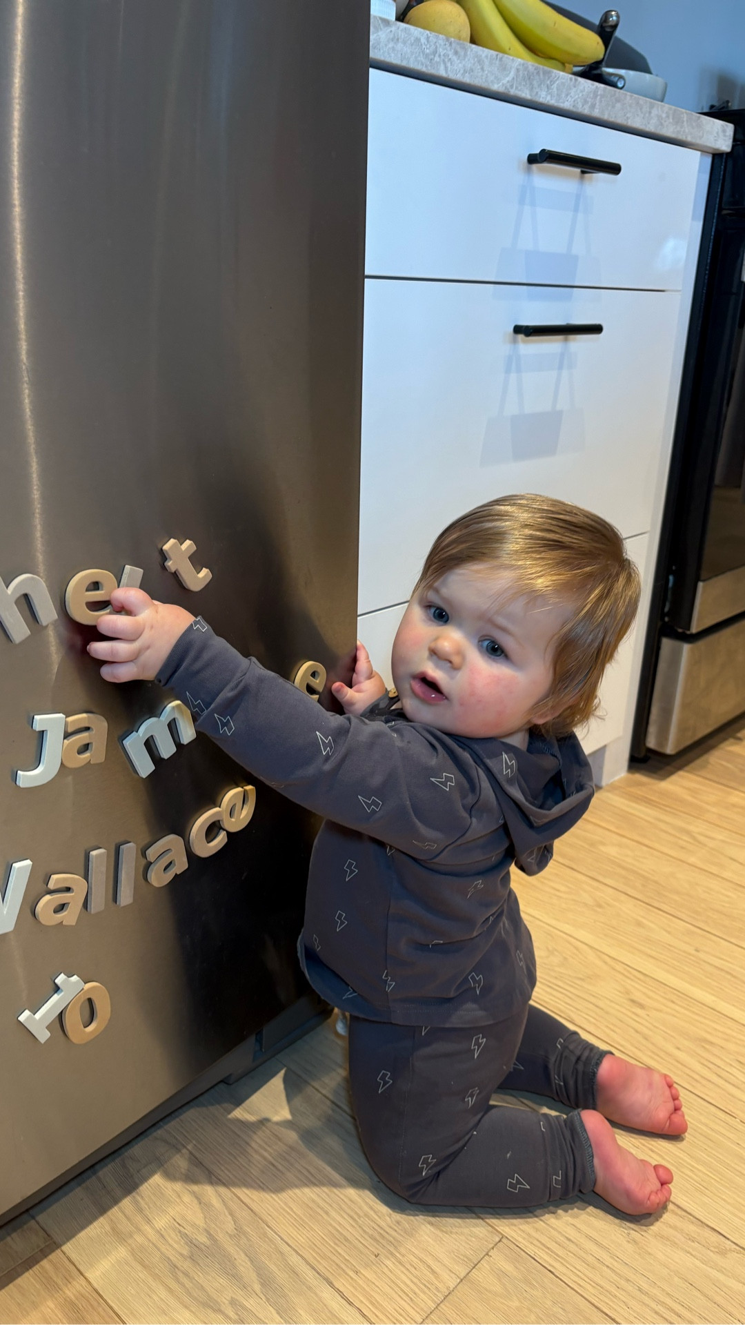 These magnetic letters have become one of Shelton’s current favorite toys! He loves to move them around, pull them off, stick them back on etc. they are also fun in the bath 🙌🏼

The set comes with multiple upper case letters, lower case letters, numbers, and math symbols! 

#LTKBaby #LTKKids #LTKFamily