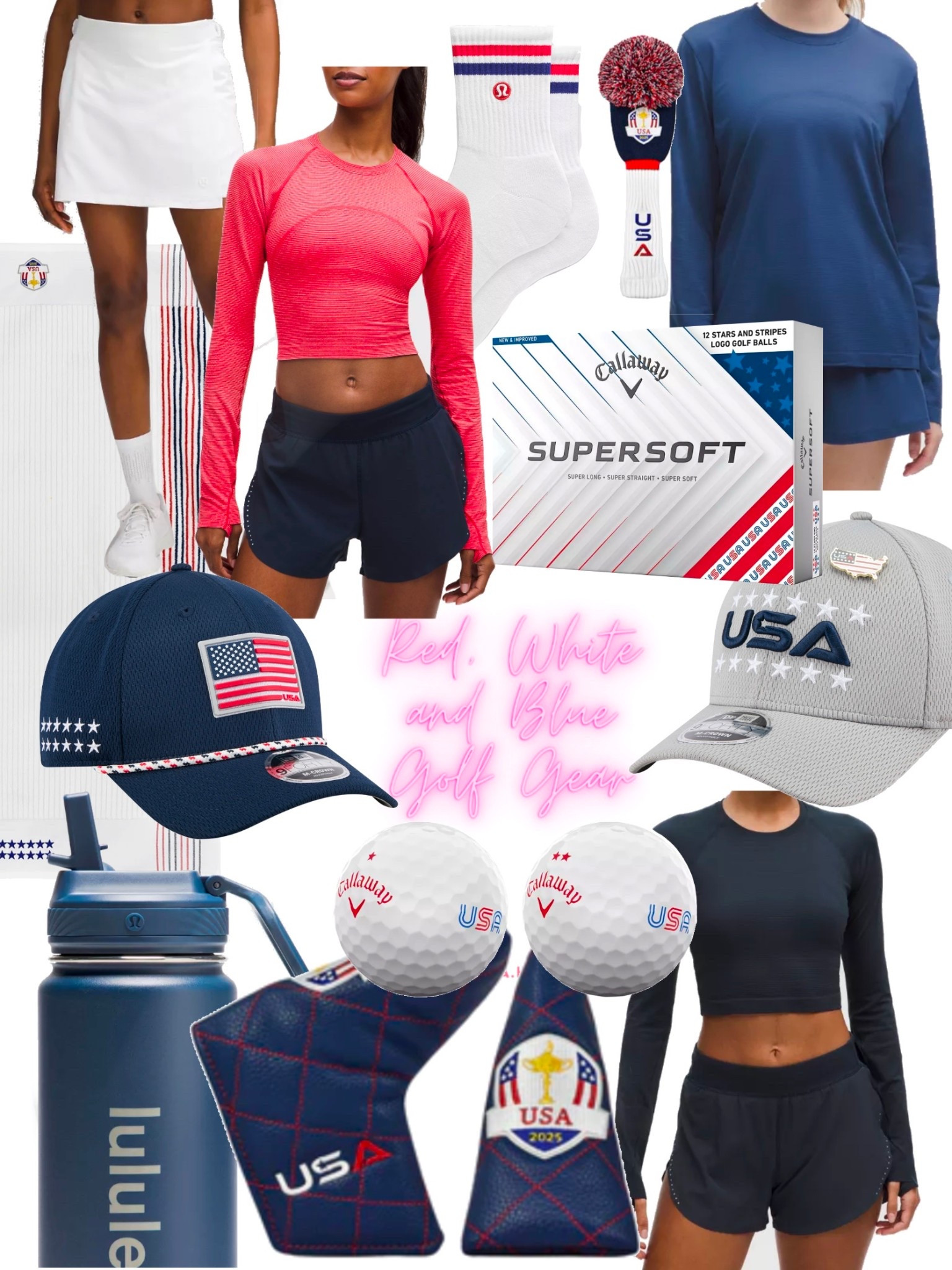 For the golf girls who stress shop to deal with the Ryder Cup results… Red, White, and Blue still slays on the course ❤️🤍💙🇺🇸⛳️

#LTKActive