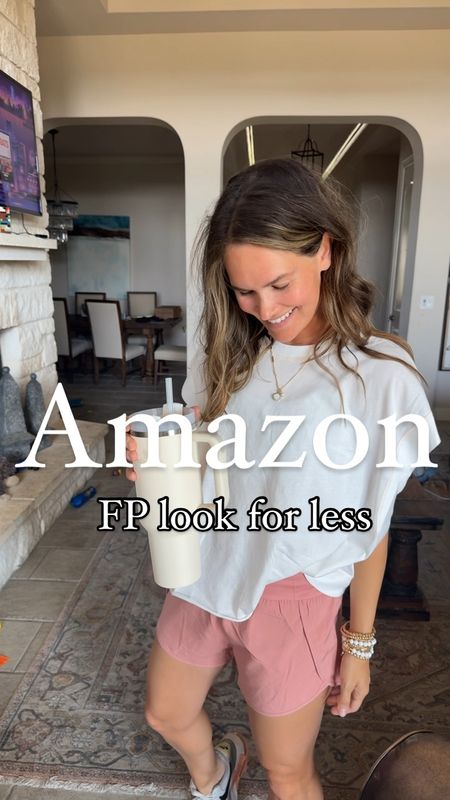 Like and comment “TEE AND SHORTS” to have all links sent directly to your messages. These tops and shorts from Amazon give major fp look for less. Top runs oversized and shorts are true sizing 💕
.
#amanzonfashion #amazonfinds #founditonamazon #casualoutfit #casualstyle #momstyle #athleisure #workoutclothes 

#LTKActive #LTKFitness #LTKSaleAlert