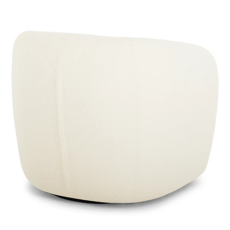 Aquila Upholstered Swivel Barrel Chair | Wayfair North America