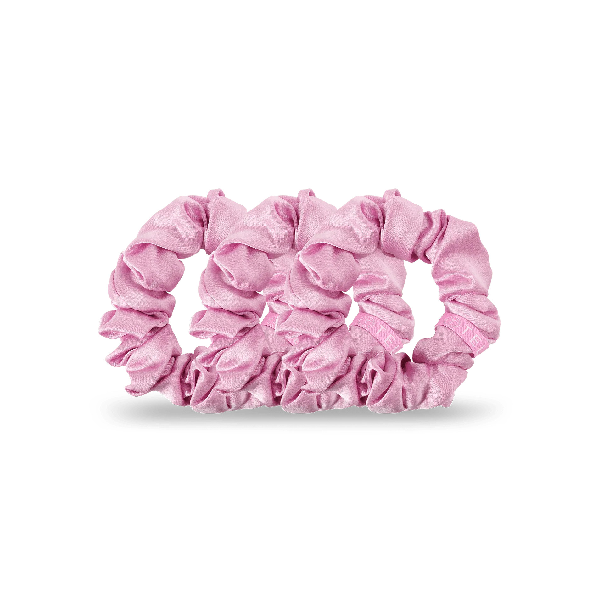 I Pink I Love You Large Silk Scrunchies | TELETIES