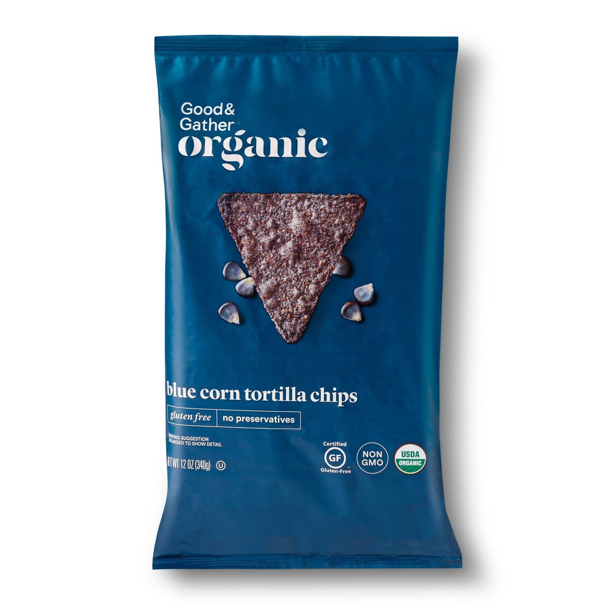 Organic Blue Corn Tortilla Chips - 12oz - Good & Gather™ | Target
