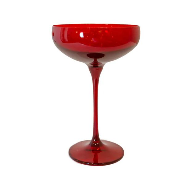Champagne Coupe (Set of 2), Red | The Avenue