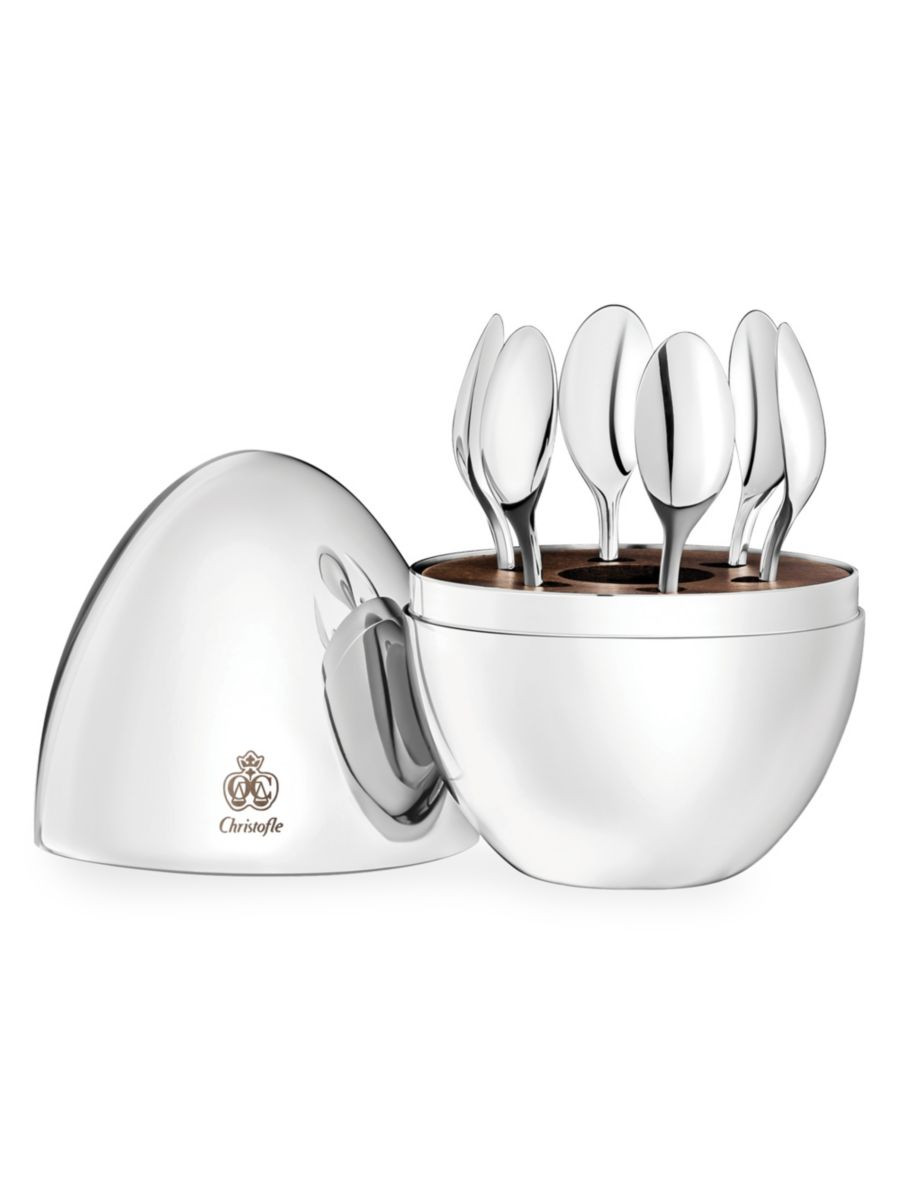 Mood Collection Silverplated Six-Piece Espresso Spoon Set | Saks Fifth Avenue