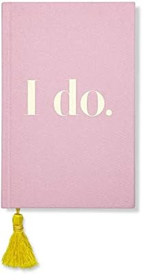 Kate Spade New York Women's Pink Bound Bridal Journal, 8.25" x 5.25" with 200 Pages (I Do) | Amazon (US)