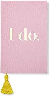 Kate Spade New York Women's Pink Bound Bridal Journal, 8.25" x 5.25" with 200 Pages (I Do) | Amazon (US)