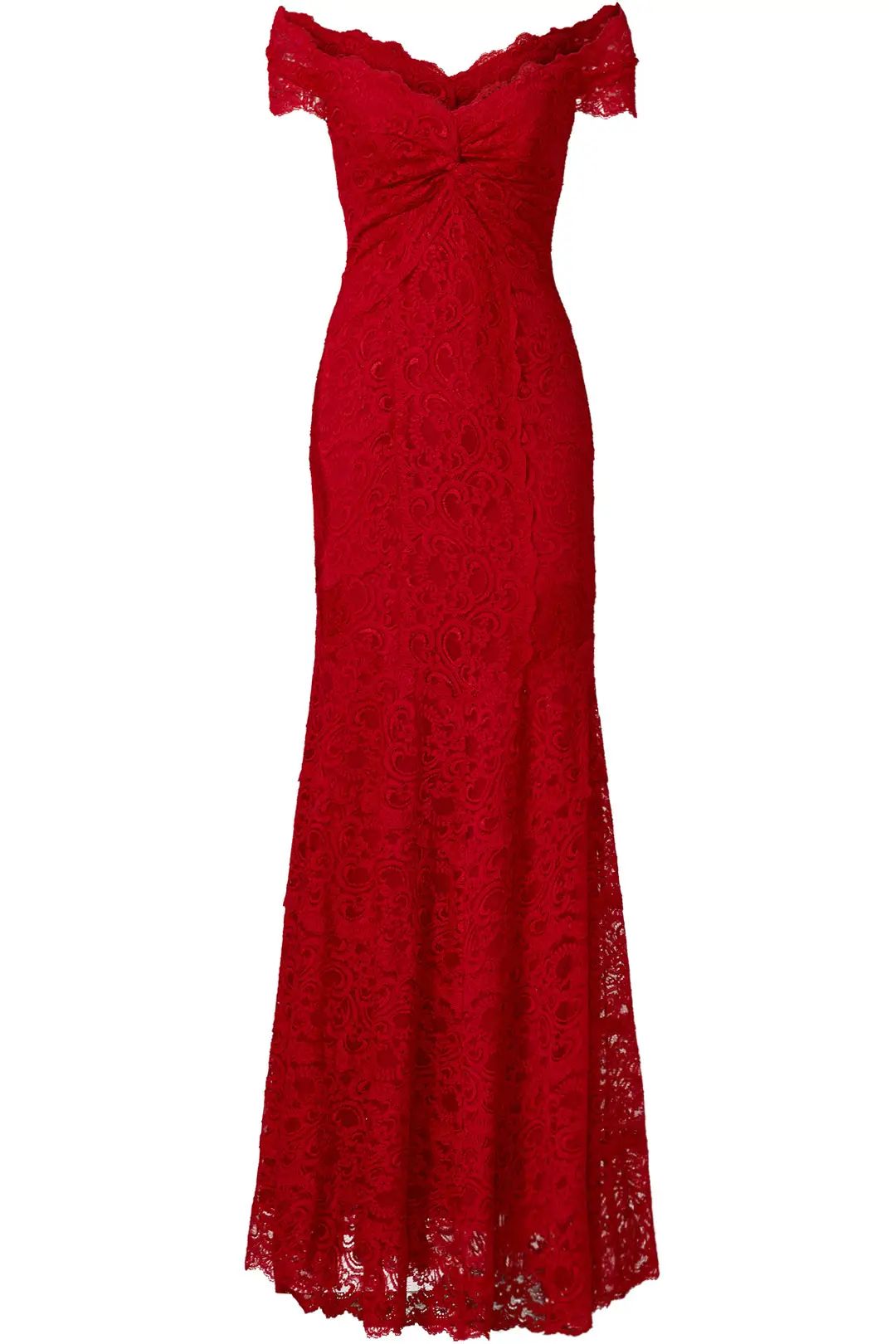 Nicole Miller Red Tempted By You Gown | Rent The Runway