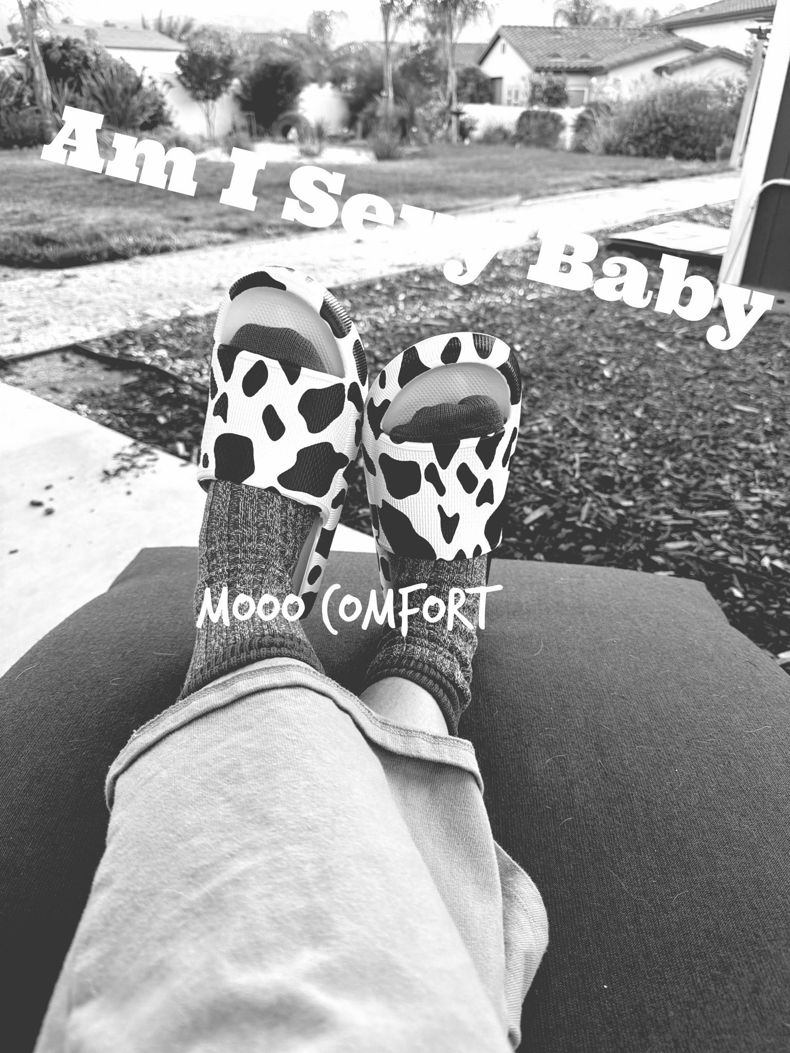 Moo 🐮 perfect #bestslipper #summerssandal #cowprint