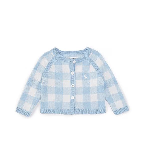 Adventurewear 360 Baby Girls 3-24 Months Round Neck Long Sleeve Gingham Cardigan | Dillard's | Dillard's