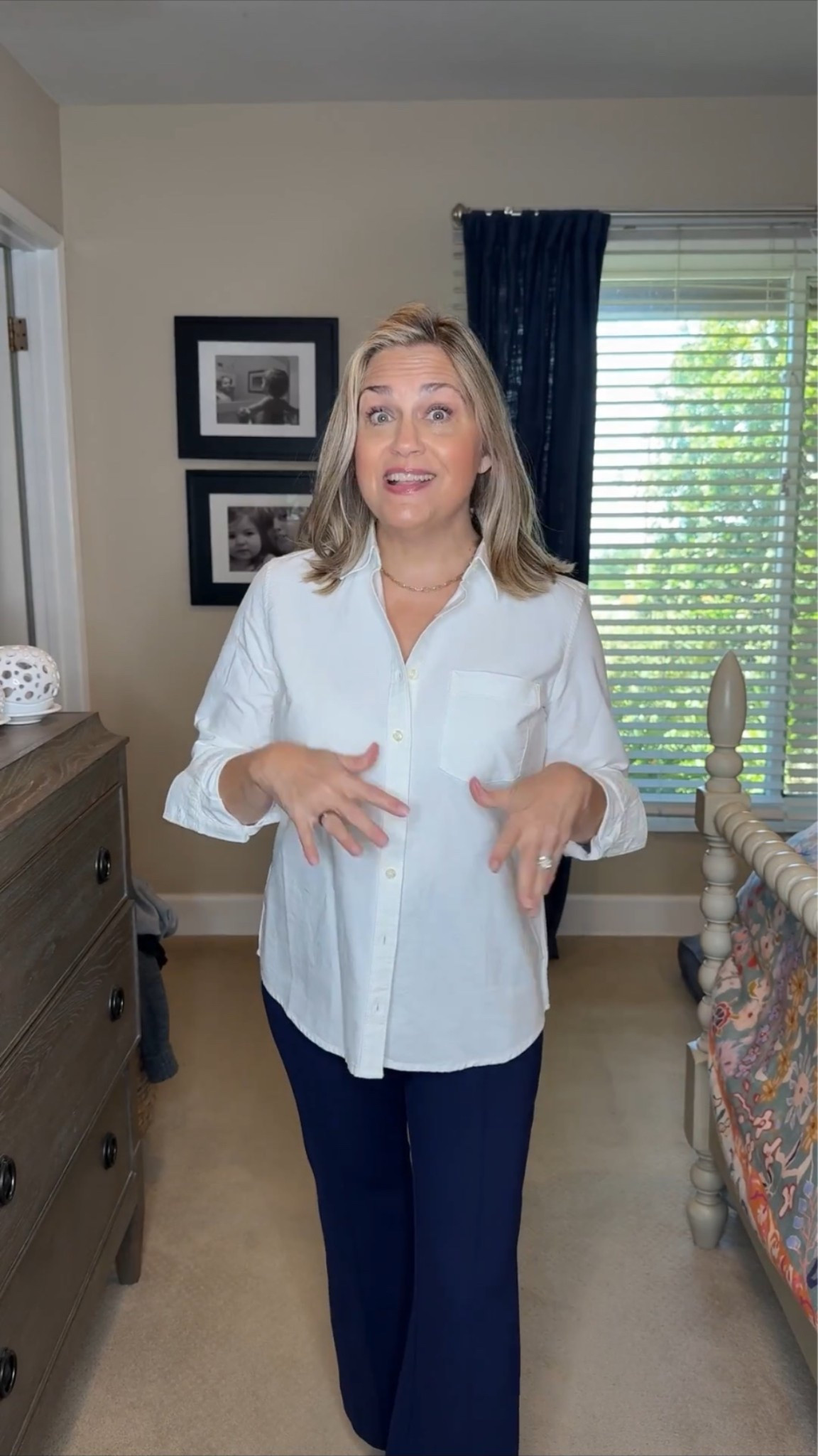 This is the white button down oxford of your dreams! Pair it with my fav pants!

#LTKOver40 #LTKSaleAlert #LTKWorkwear