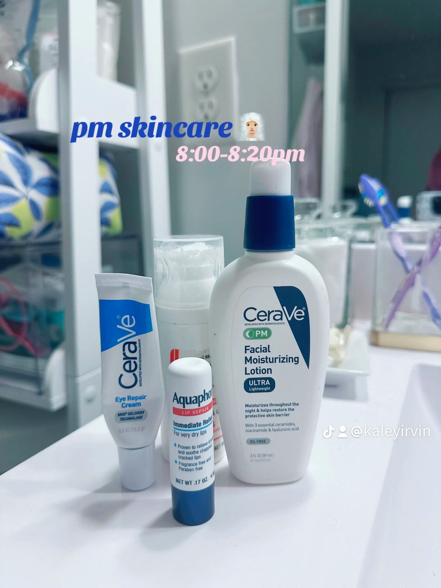 night time skincare routine 🫧🧖🏼‍♀️ 
Follow me on TikTok! @kaleyirvin 

#LTKSeasonal #LTKstyletip #LTKbeauty