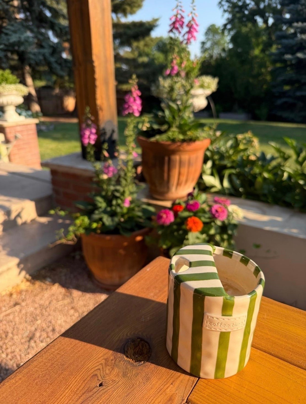 There’s just something about drinking coffee from a mug you love 💚 This striped one has been my favorite lately, and it makes slow mornings feel a little extra cozy.

#LTKSeasonal #LTKHome #LTKSaleAlert