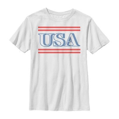 Boy's Lost Gods Fourth of July  USA Stripe T-Shirt | Target