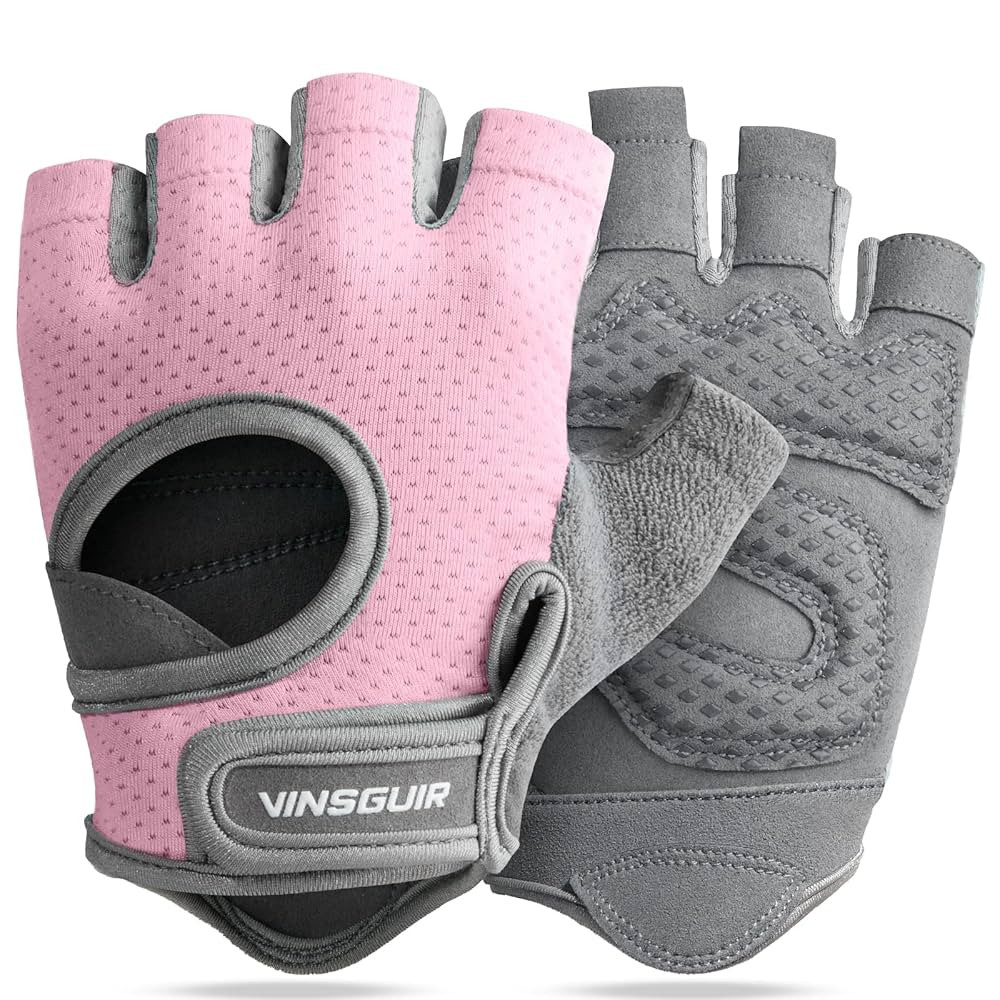 VINSGUIR Breathable Workout Gloves for Women, Weight Lifting Gloves for Gym, Cycling, Exercise, F... | Amazon (US)