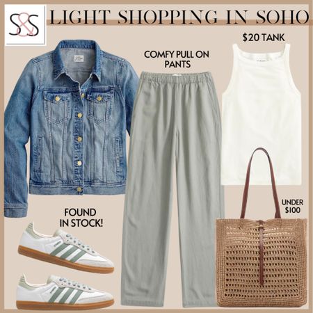 This outfit is great for summer travel! Adidas sneakers and a tote make for a versatile vacation outfit!

#LTKSeasonal #LTKTravel #LTKOver40