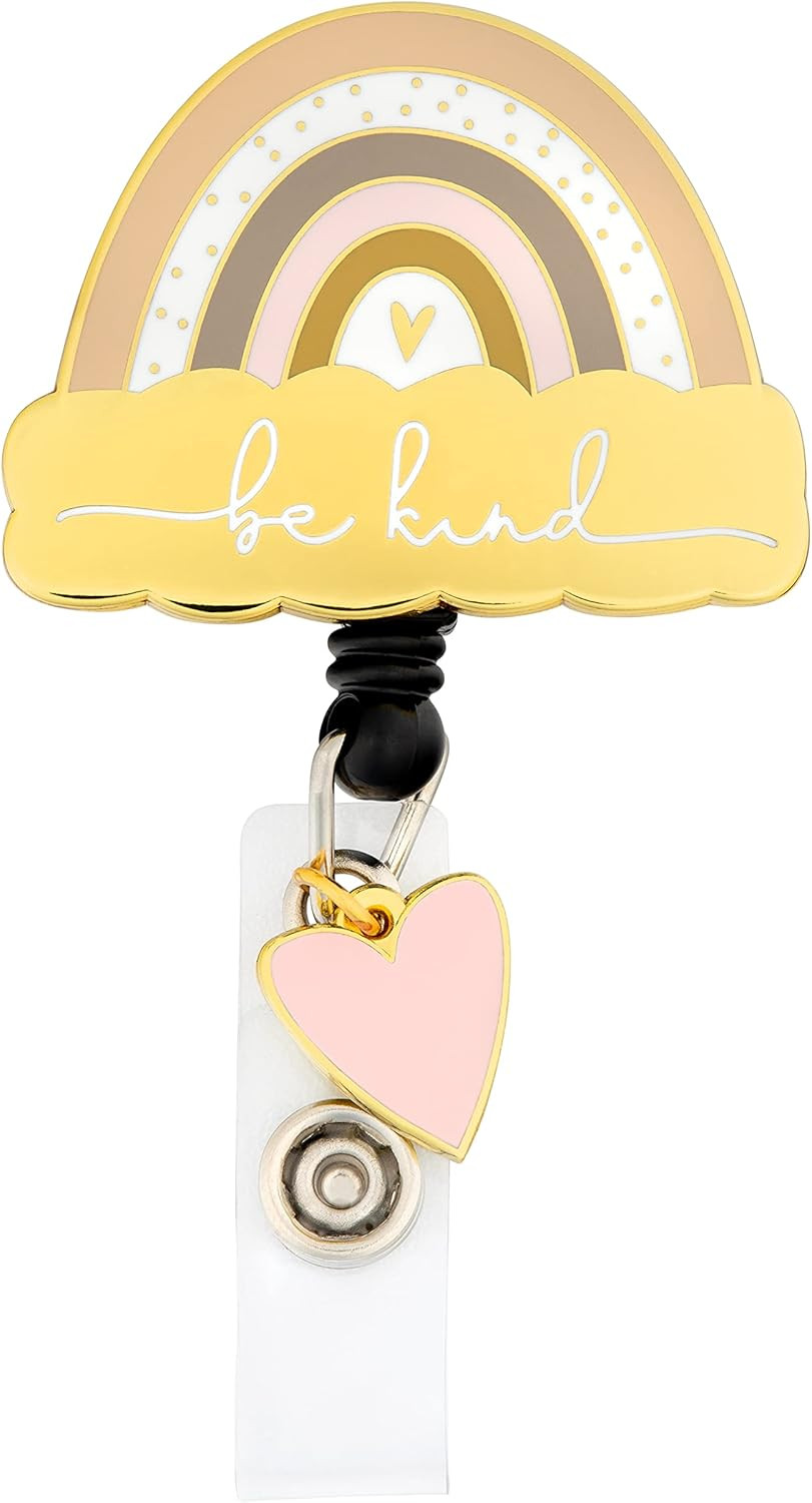 First Lifesaver Nurse Badge Reel - Retractable Nursing Badge Reel with Charm for Nurses, Nursing ... | Amazon (US)