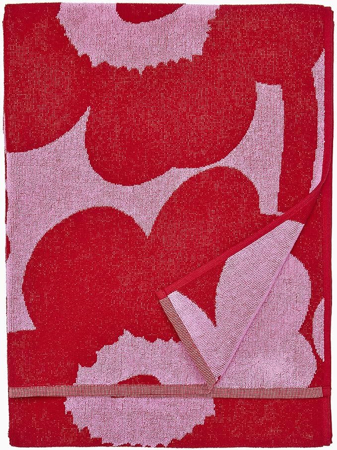 Marimekko - Unikko Terry Cotton Bath Towel (Red Poppy) | Amazon (US)