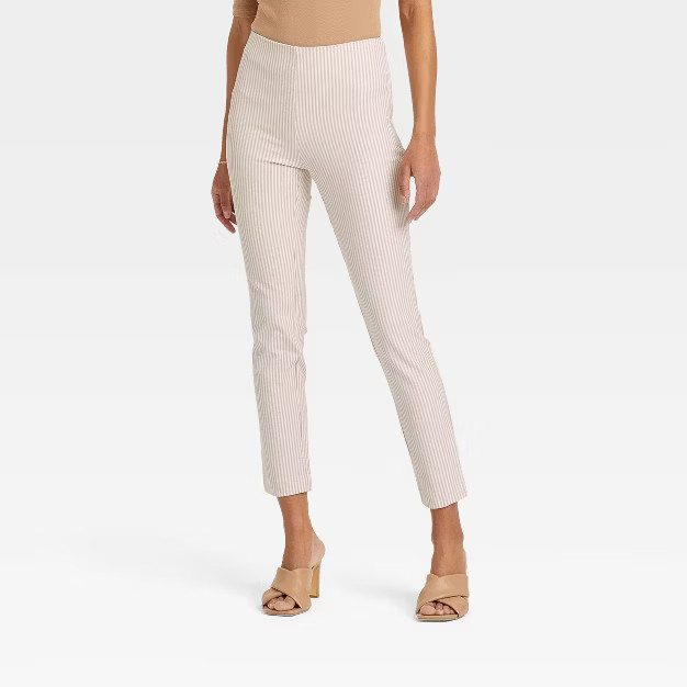 Women's High-Rise Slim Fit Ankle Pants - A New Day™ | Target