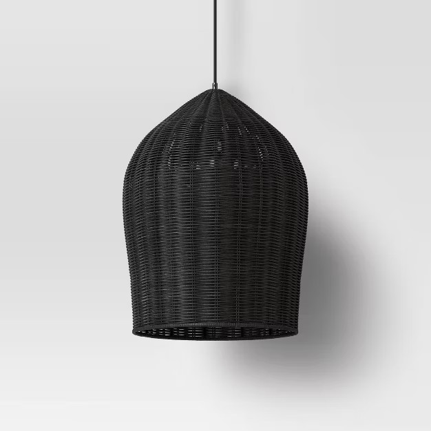 Rattan Dome Pendant Black - Threshold™ | Target