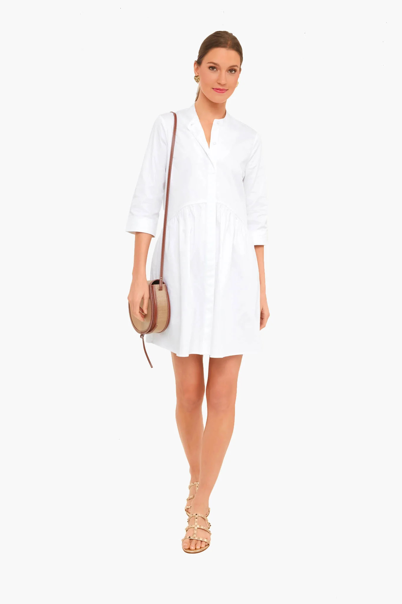 White Royal Shirt Dress | Tuckernuck (US)