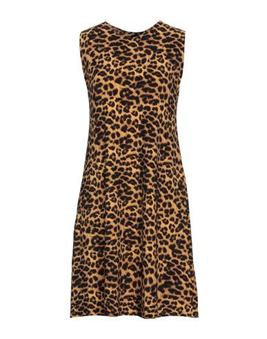 Norma Kamali Woman Mini dress Camel Size 4 Polyester, Elastane | YOOX (US)