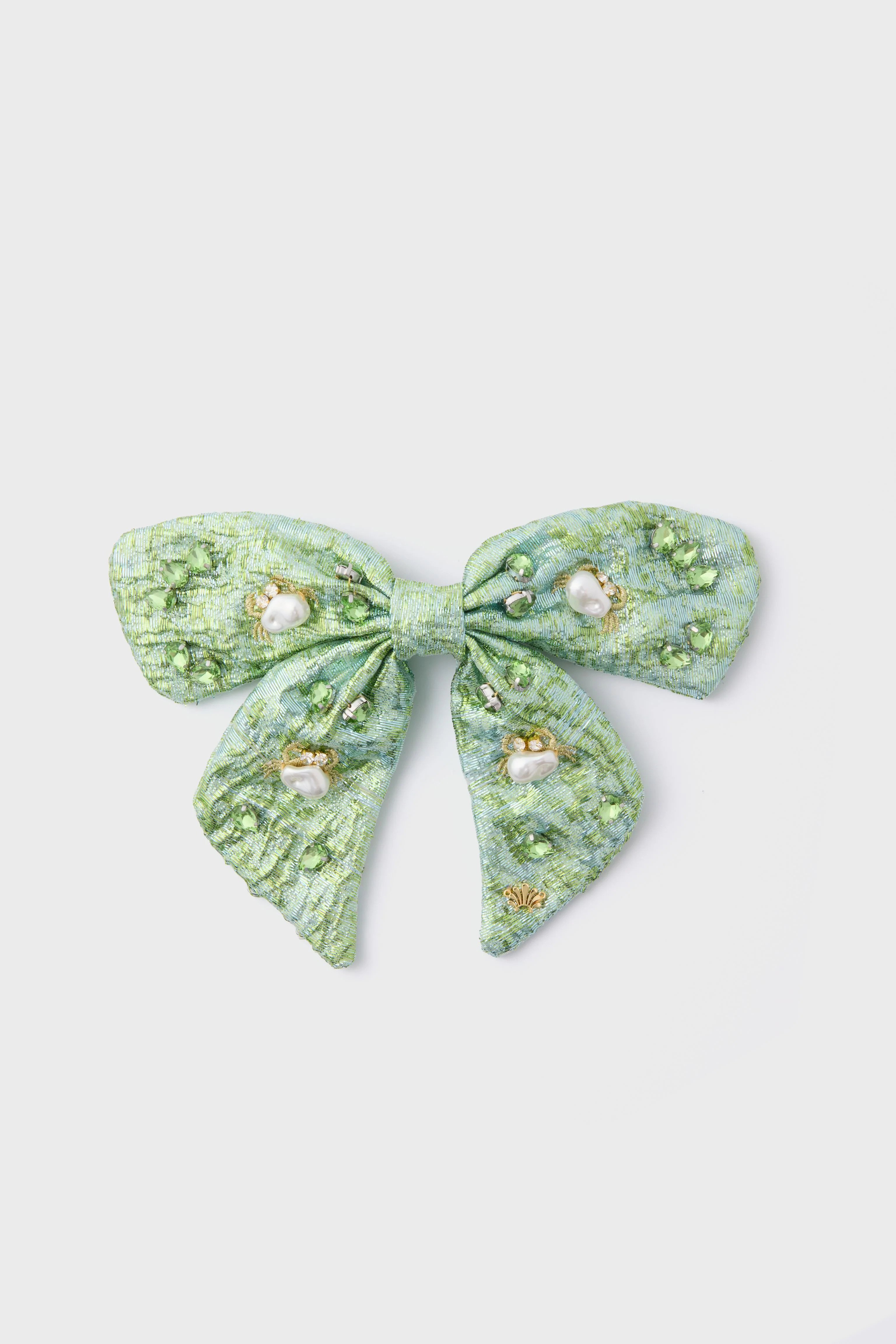 Jade Libby Pearl Embellished Bow | Tuckernuck (US)