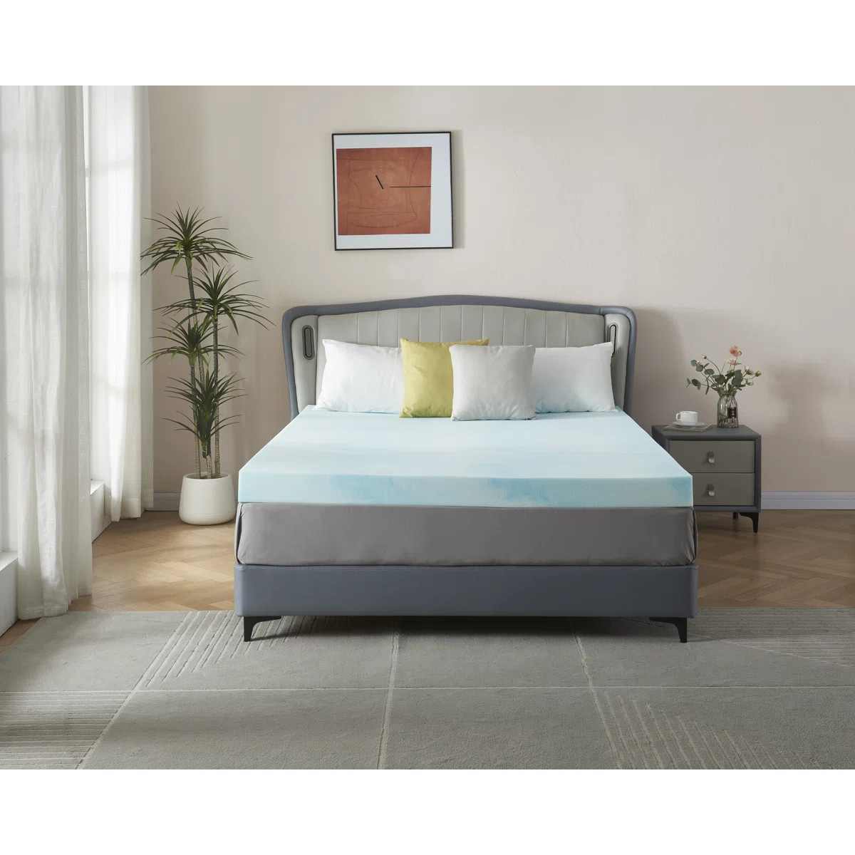 Wayfair Sleep 4'' Gel Memory Foam Mattress Topper | Wayfair North America