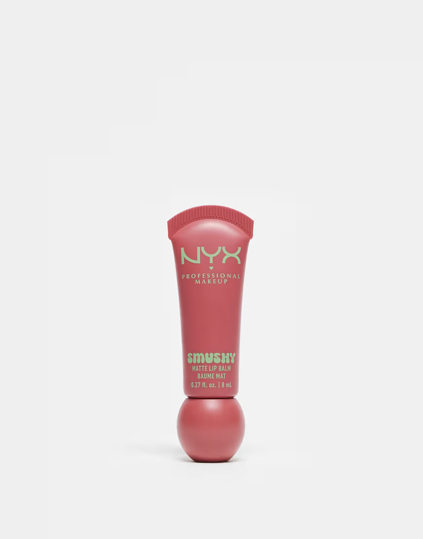 NYX Professional Makeup Smushy Matte Lip Balm- Snuggle SZN-Pink | ASOS (Global)