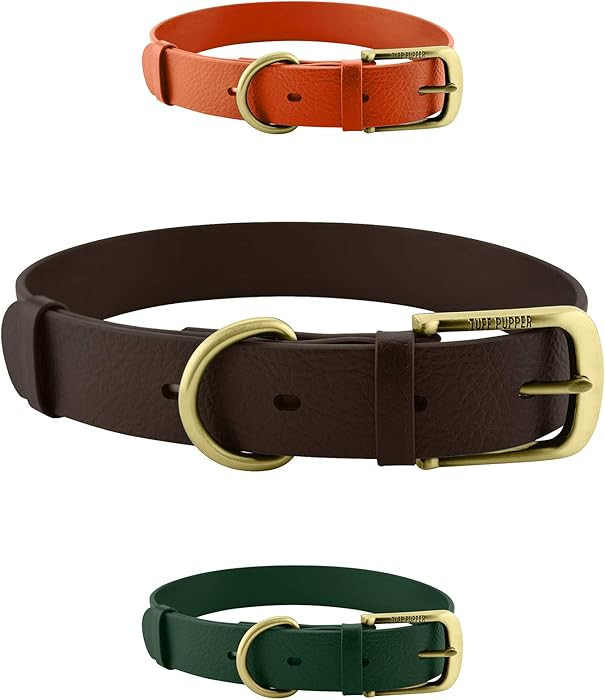 Tuff Pupper Classic Heavy Duty Dog Collar | 10x Stronger Than Leather | 100% Waterproof & Odor Pr... | Amazon (US)
