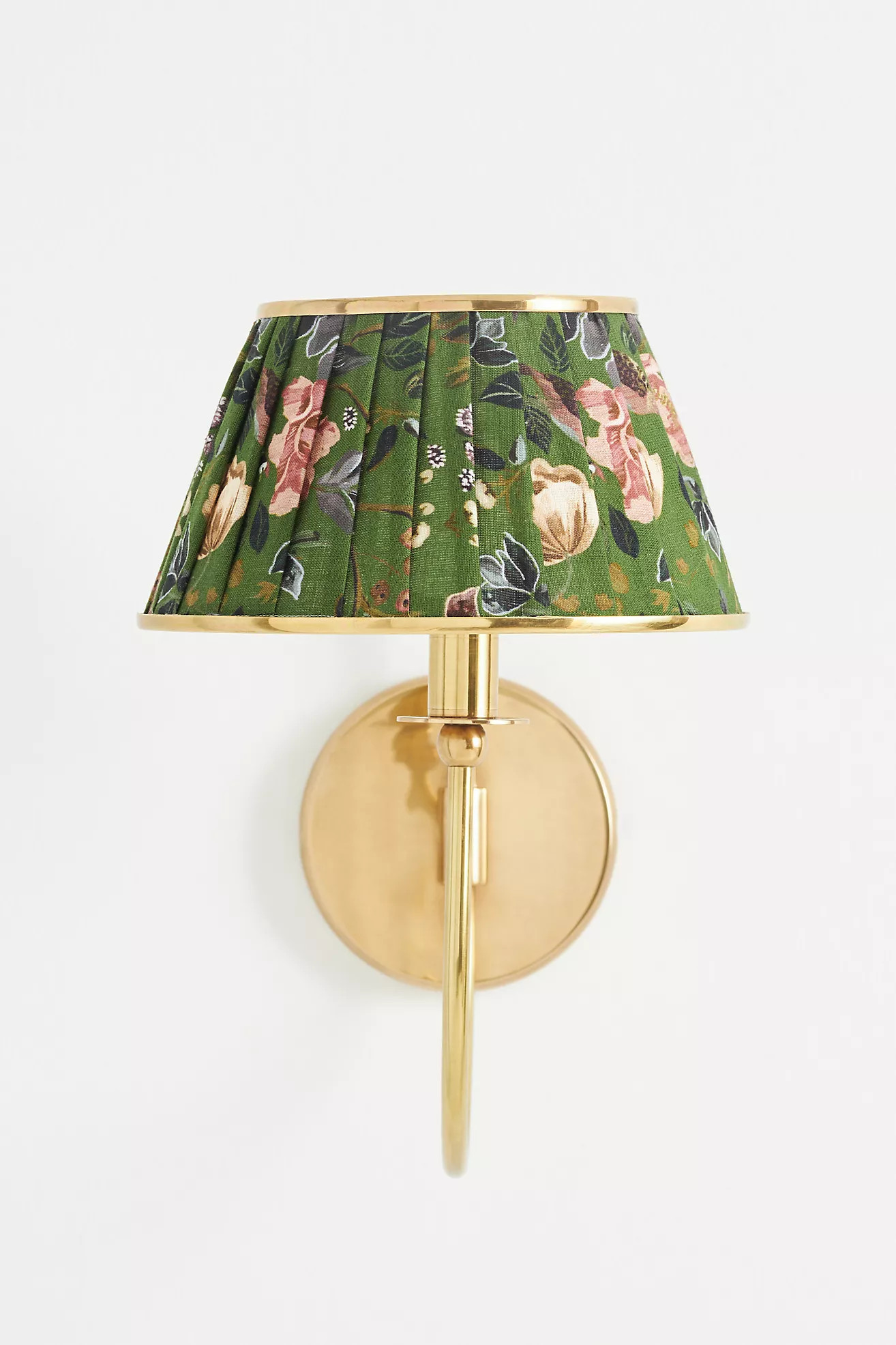 Lee Brass Fabric Shade Wall Sconce | Anthropologie (US)
