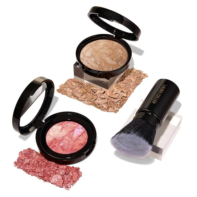 LAURA GELLER NEW YORK Blush-n-Balance 3pc Kit Baked Balance-N-Brighten Color Correcting Foundatio... | Amazon (US)