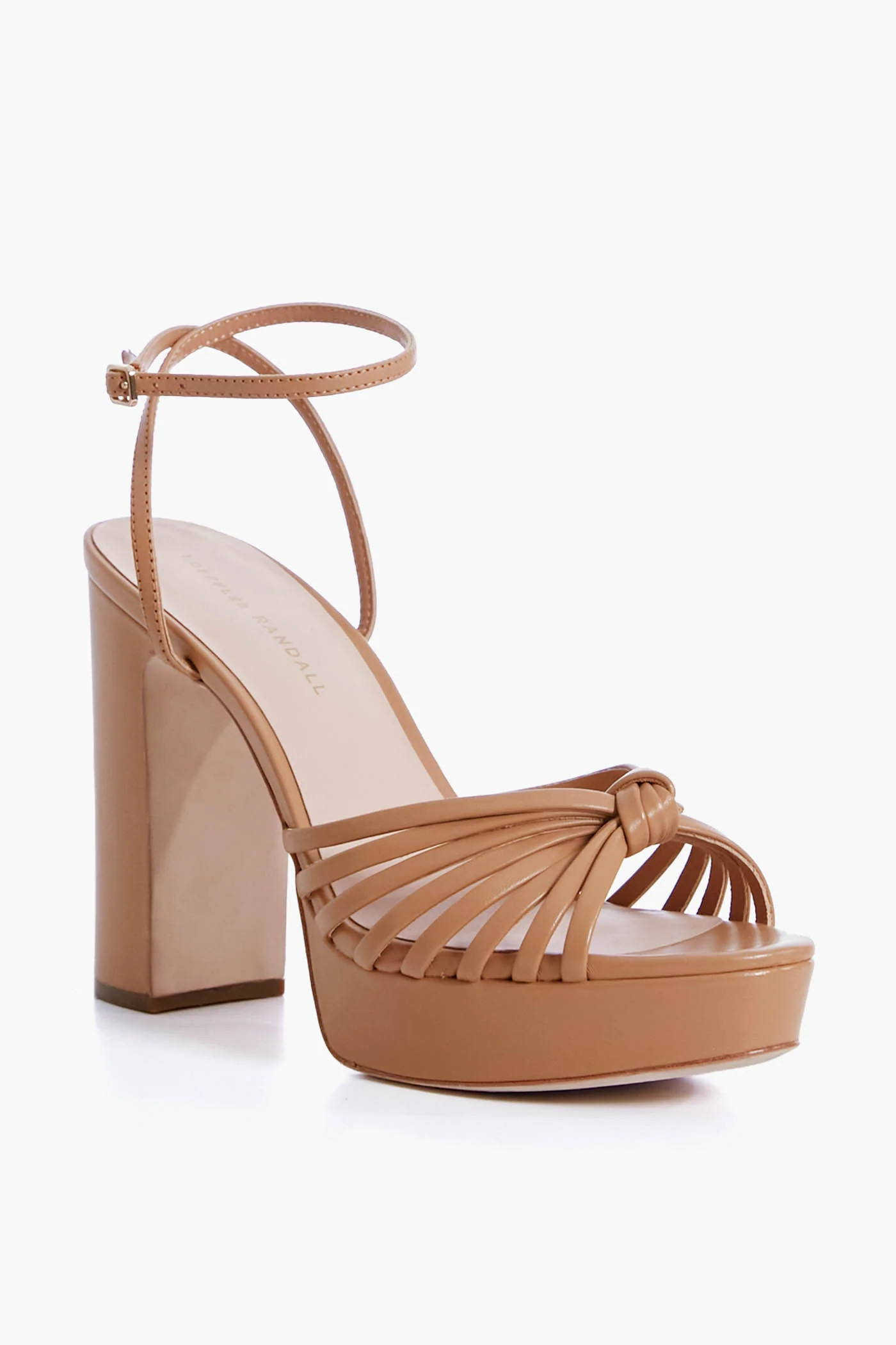 Dune Nappa Rivka Leather Knot Platform Sandal | Tuckernuck (US)