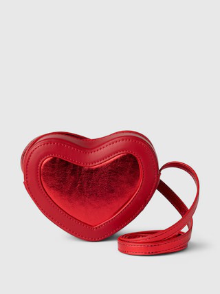 Kids Heart Crossbody Bag | Gap (US)