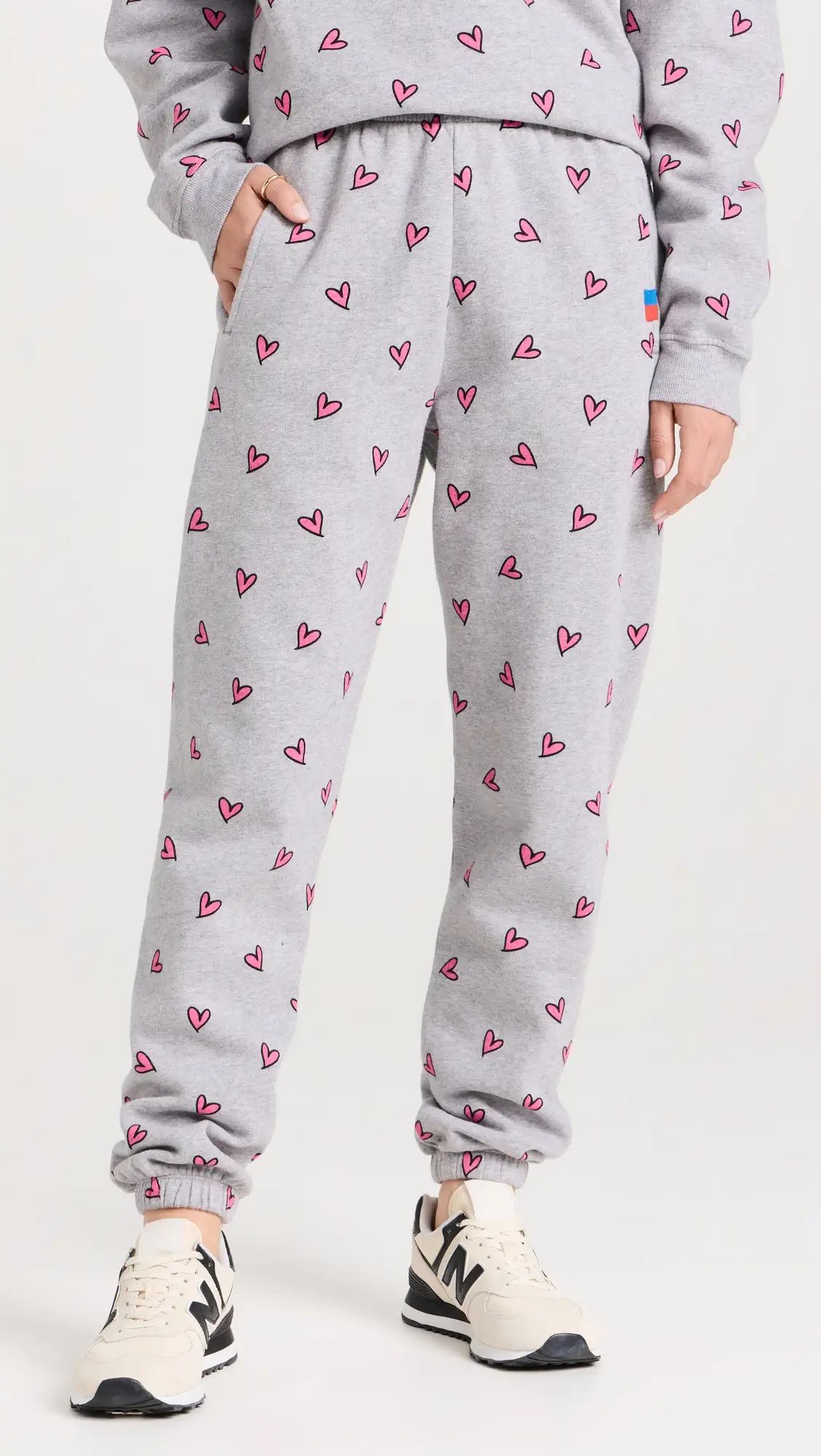 KULE The All Over Heart Sweatpants | Shopbop | Shopbop