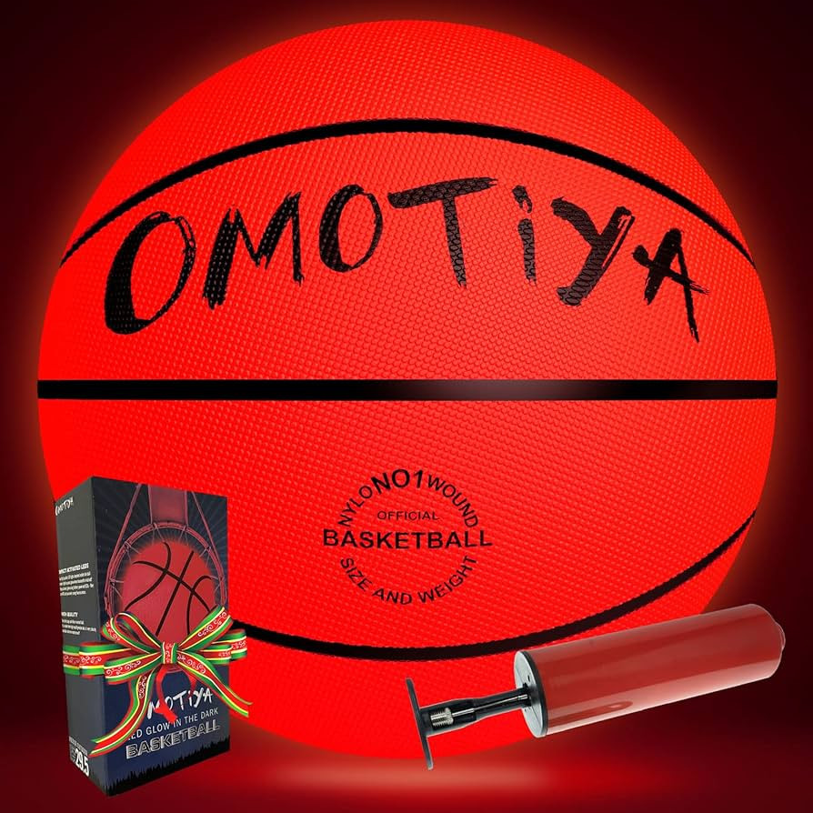 Glow in The Dark Basketball, LED Light Up Basketball, Night Glowing Ball, Boys Girls Sports Gifts... | Amazon (US)