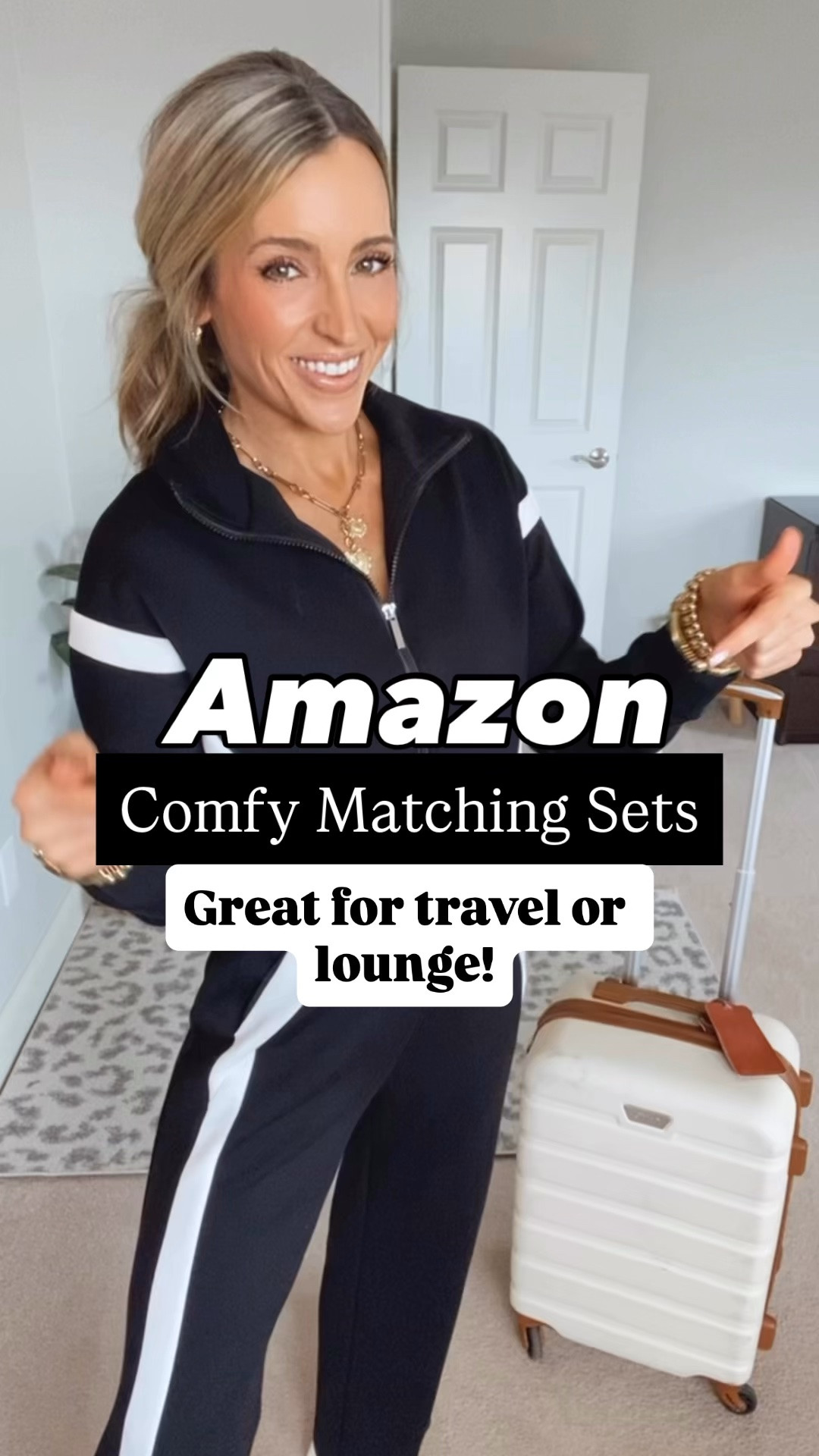 Travel or lounge in style! Comfortable & stylish, it's perfect for lounging or casual outings. Wearing xs in both!

#LTKTravel #LTKSeasonal #LTKSaleAlert