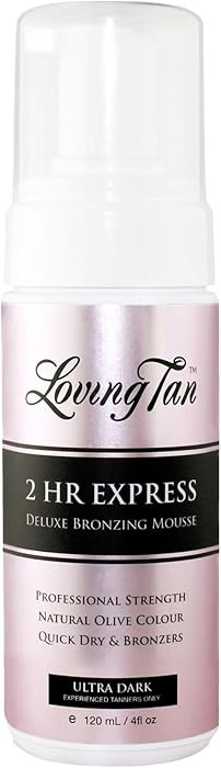 Loving Tan 2 HR Express Self Tanning Mousse, Ultra Dark - Streak Free, Natural, Professional Qual... | Amazon (US)