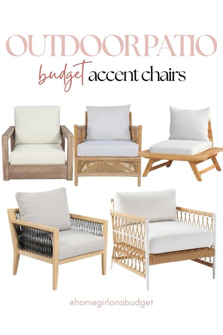 Outdoor patio furniture. Outdoor seating, outdoor accent chairs, (4/17)

#LTKstyletip #LTKhome